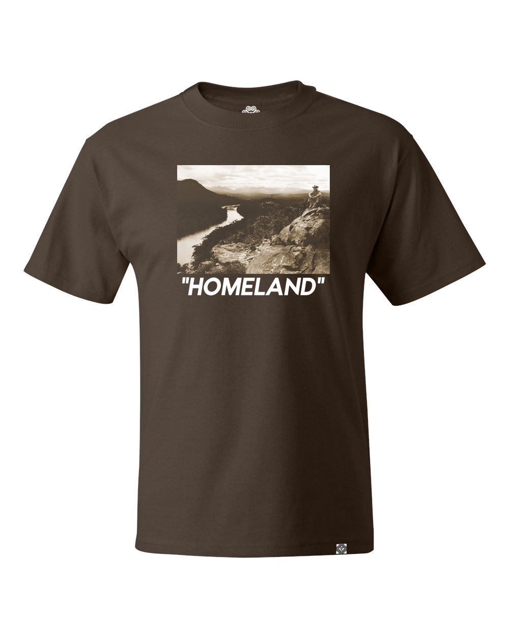 "Homeland" SS Tee - Dark Chocolate