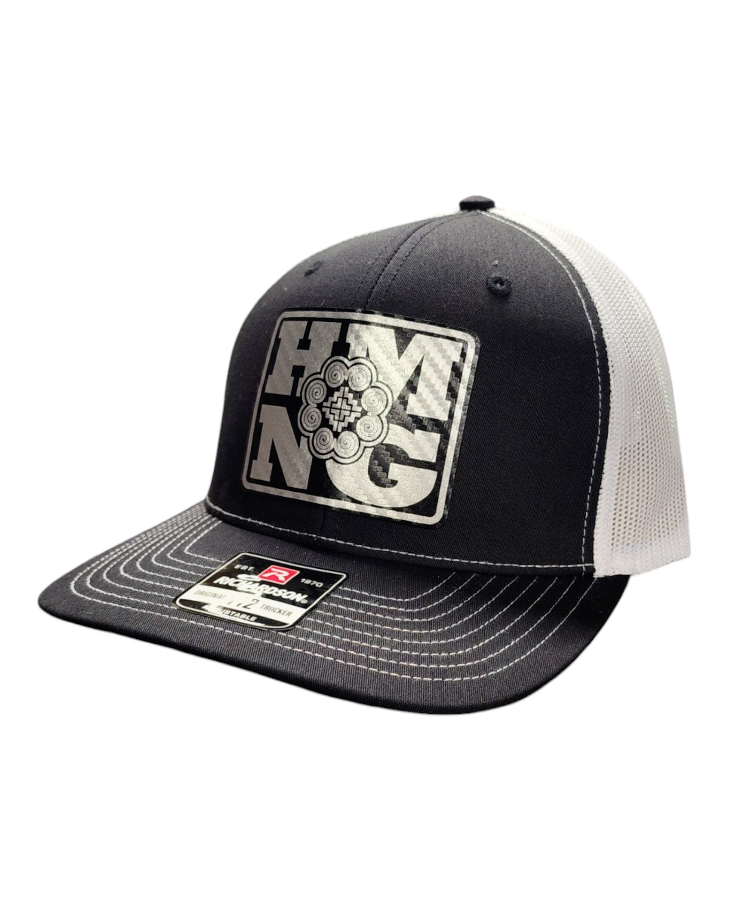 HMNG Patch Snapback Hat - Carbon Fiber/Silver Foil