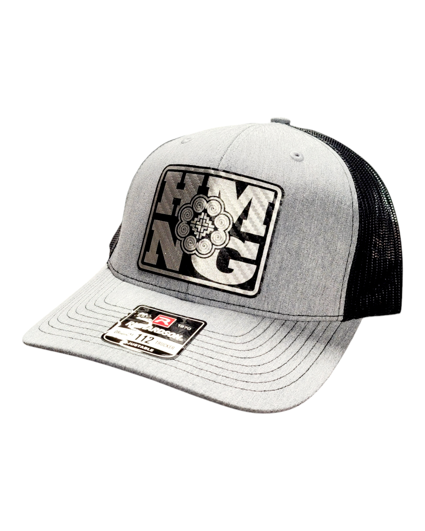 HMNG Patch Snapback Hat - Carbon Fiber/Silver Foil